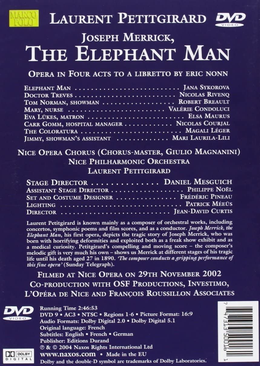 Petitgirard: Joseph Merrick, the Elephant Man - slide-1