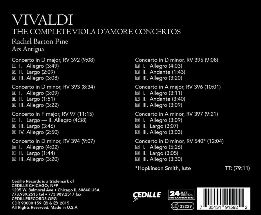 Vivaldi: compl. viola d`amore - slide-1