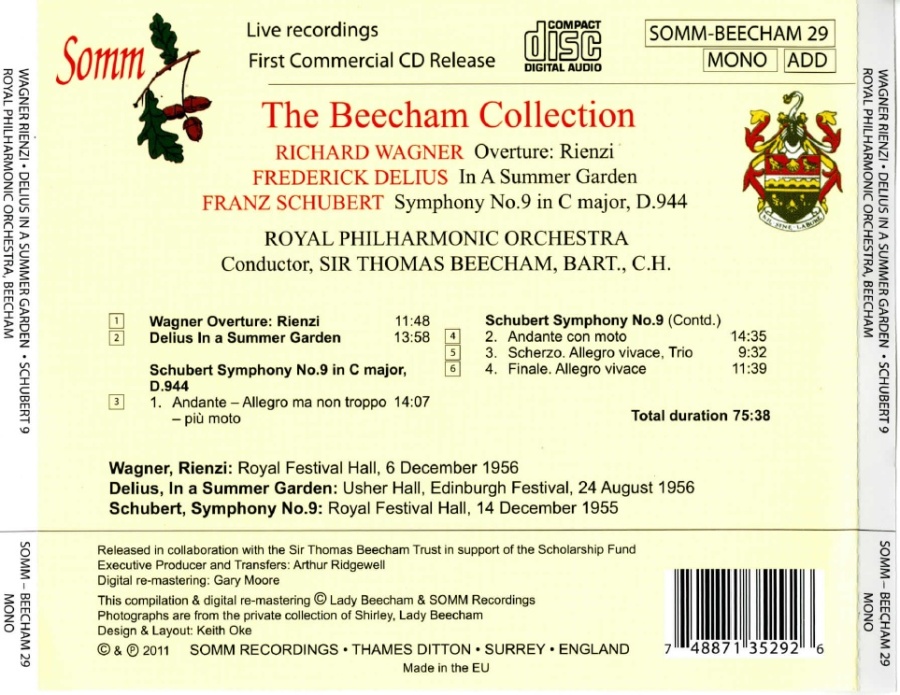 The Beecham Collection: Wagner, Delius & Schubert - slide-1