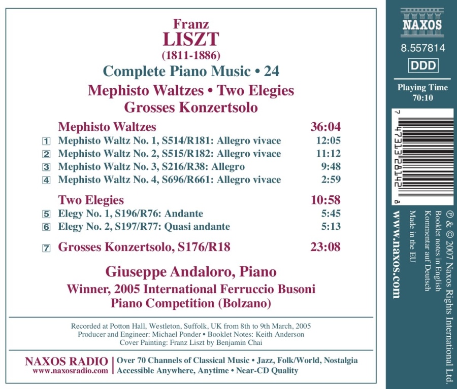 LISZT Franz - Mephisto Waltzes, 2 Elegies - slide-1