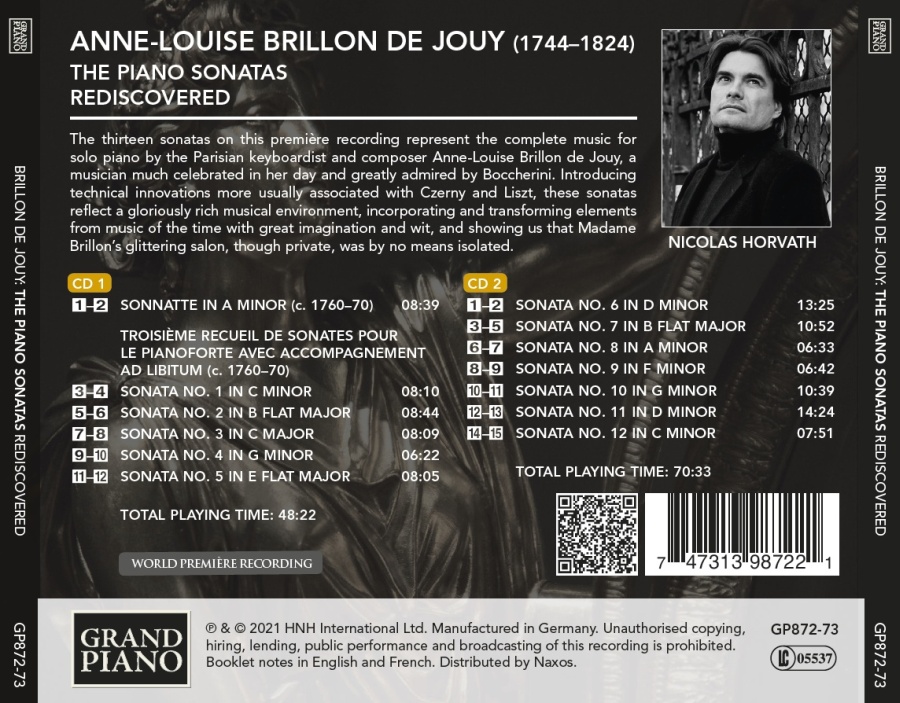 Brillon de Jouy: The Piano Sonatas - Rediscovered - slide-1