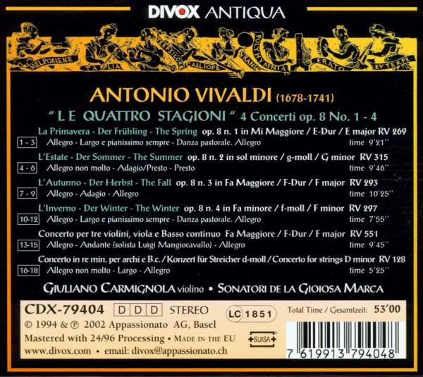 Vivaldi: Le Quattro Stagioni - slide-1