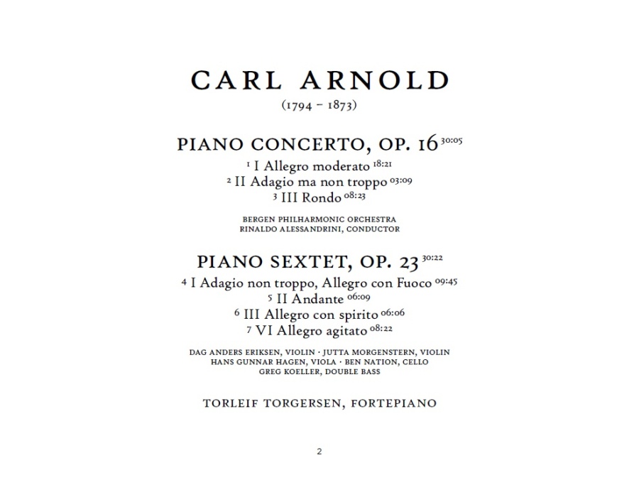 Arnold: Piano Concerto; Grand Sextet - slide-1