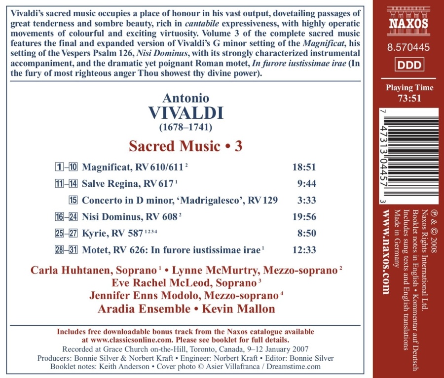 Vivaldi: Sacred Music Vol. 3 – Magnificat - slide-1
