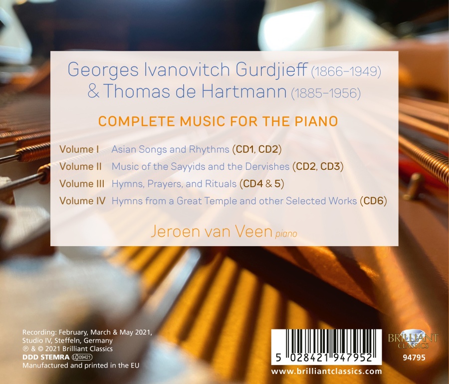 Gurdjieff - De Hartmann: Complete Music for the Piano - slide-1