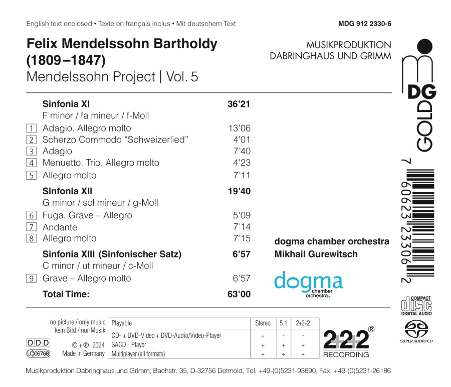 Mendelssohn Project Vol. 5 - slide-1