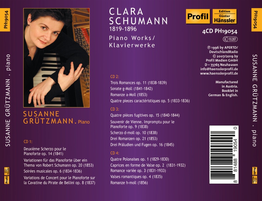 Clara Schumann: Complete Piano Works - slide-1