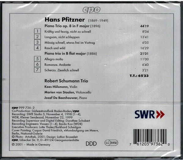 PFITZNER: Piano trios - slide-1