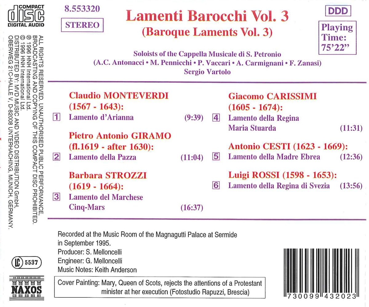 Lamenti Barocchi, Vol.  3 - slide-1