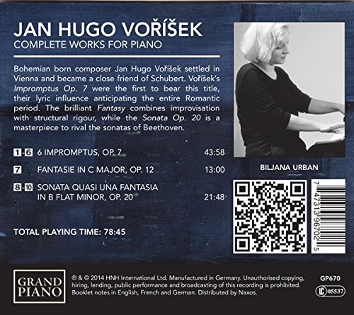 Vorisek: Works for Piano Vol. 1 - slide-1