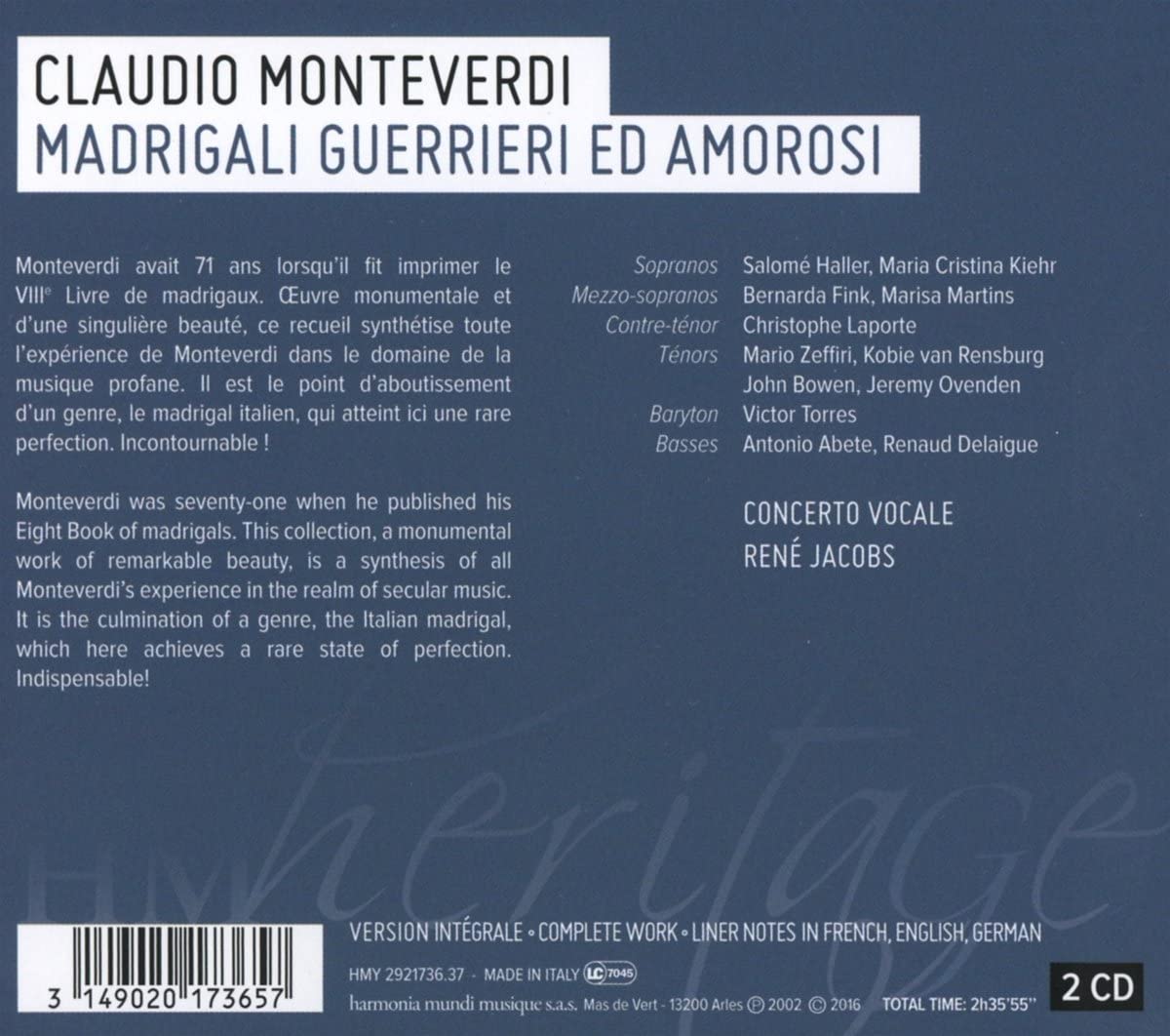 Monteverdi: Madrigali guerrieri ed amorosi - slide-1