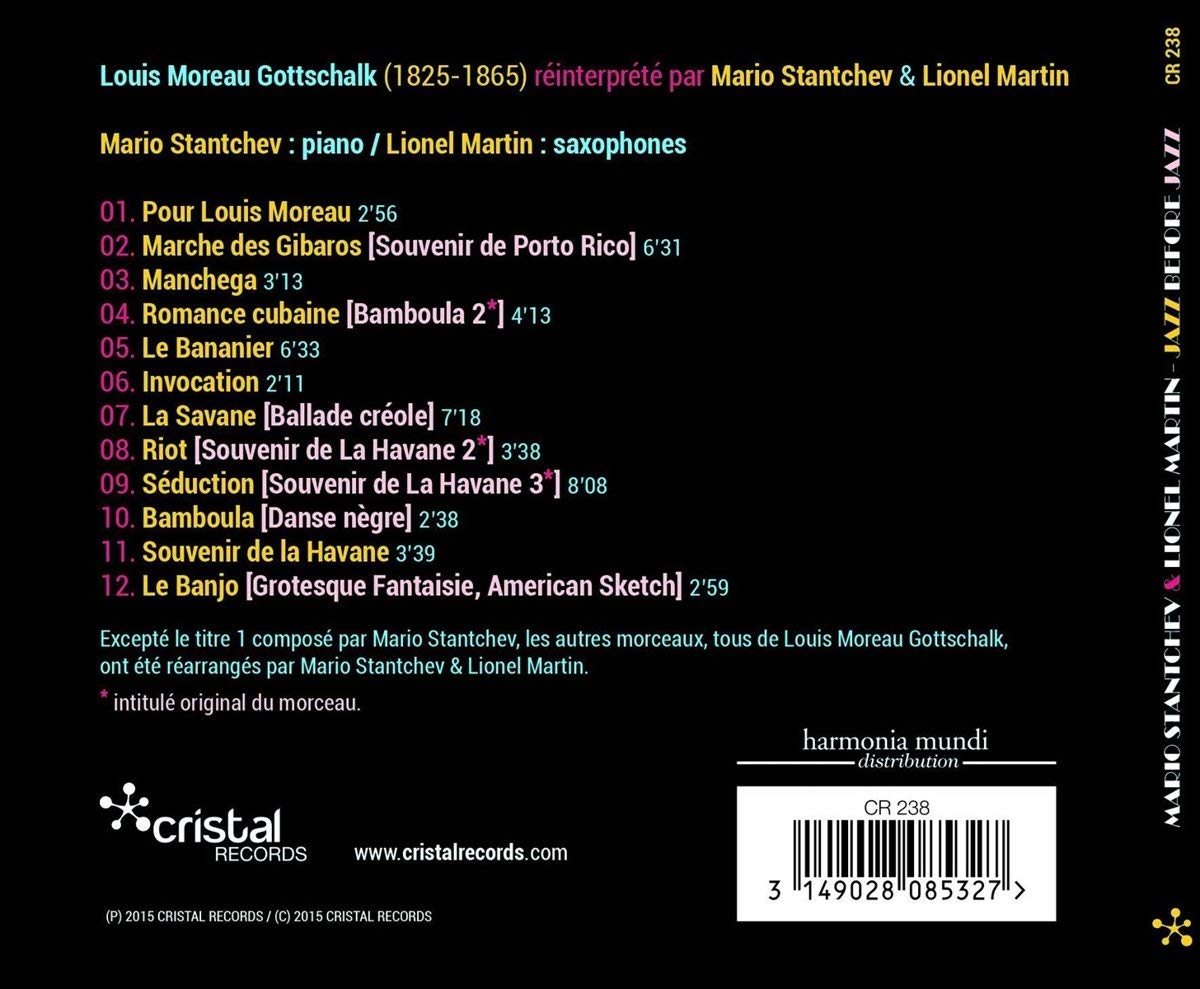 Jazz Before Jazz - Autour de la musique de Louis Moreau Gottschalk - slide-1