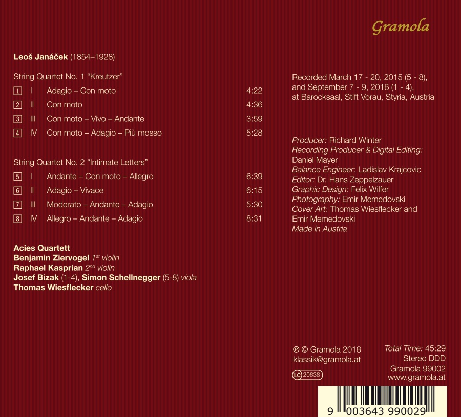 Janacek: String Quartets 1 & 2 - slide-1