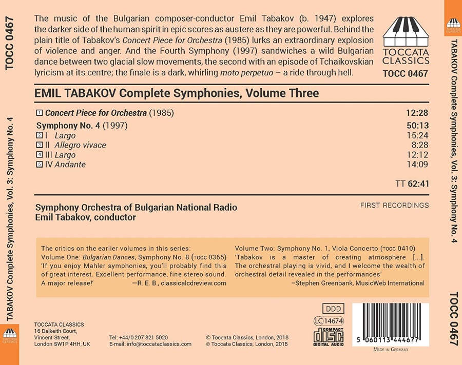Tabakov: Symphonies Vol. 3 - slide-1