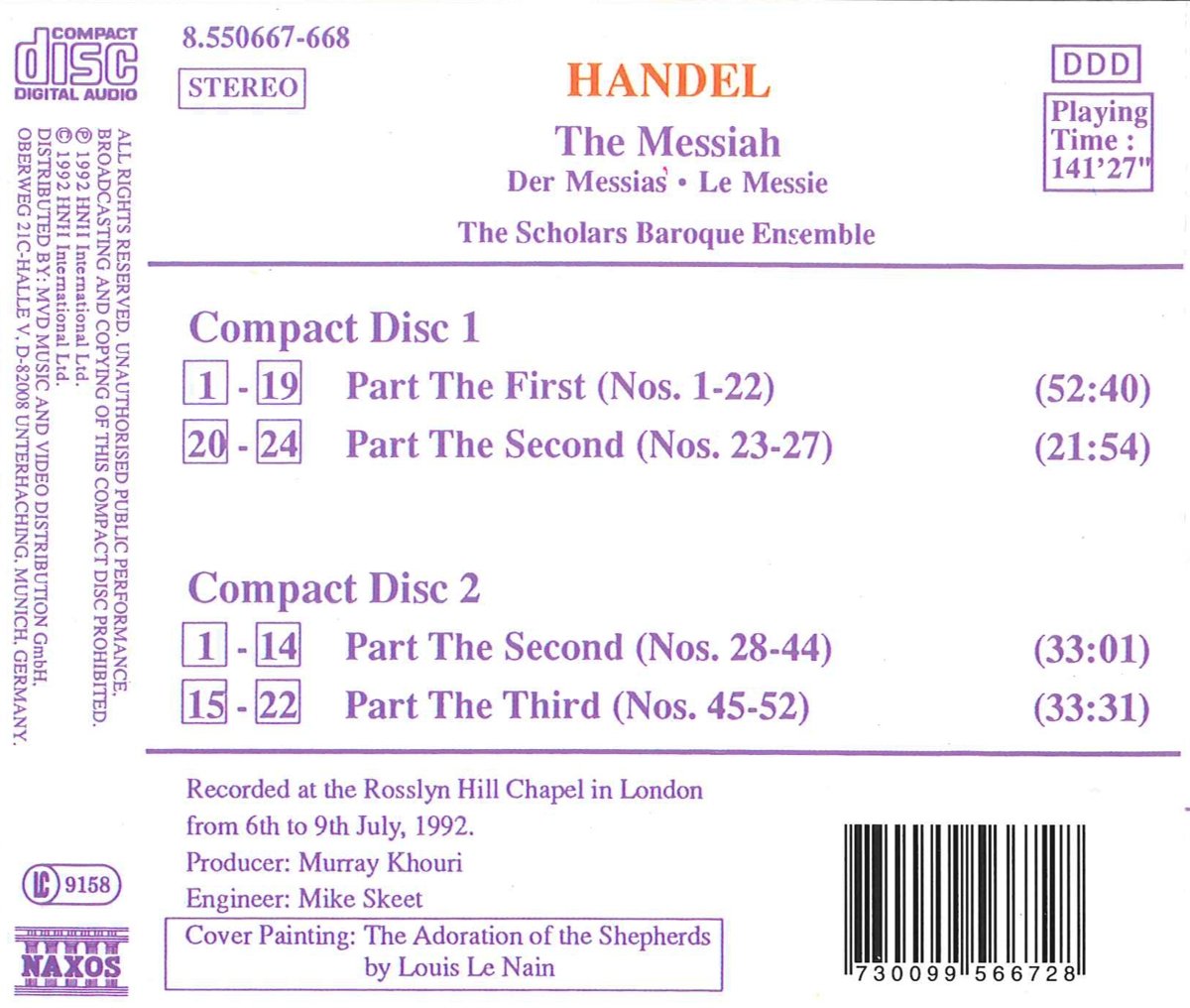 HANDEL: The Messiah - slide-1