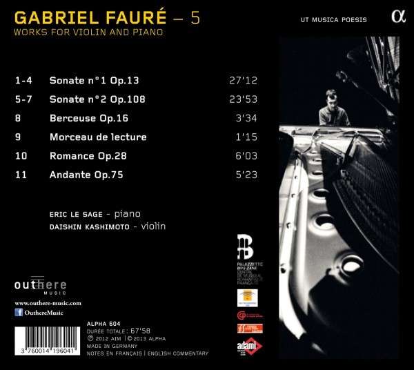 Fauré: Works for Violin 5 - slide-1