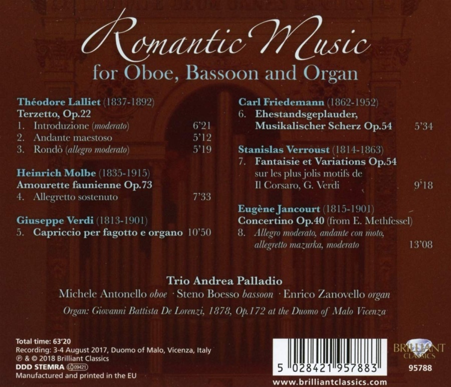Romantic Music for Oboe, Bassoon and Organ - slide-1