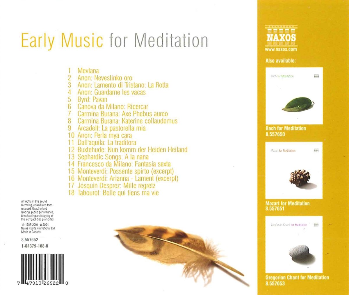 EARLY MUSIC FOR MEDITATION - slide-1