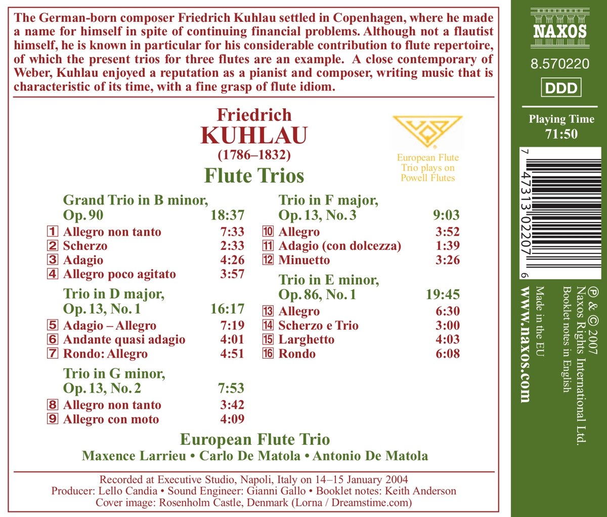 KUHLAU: Trios for 3 Flutes - slide-1
