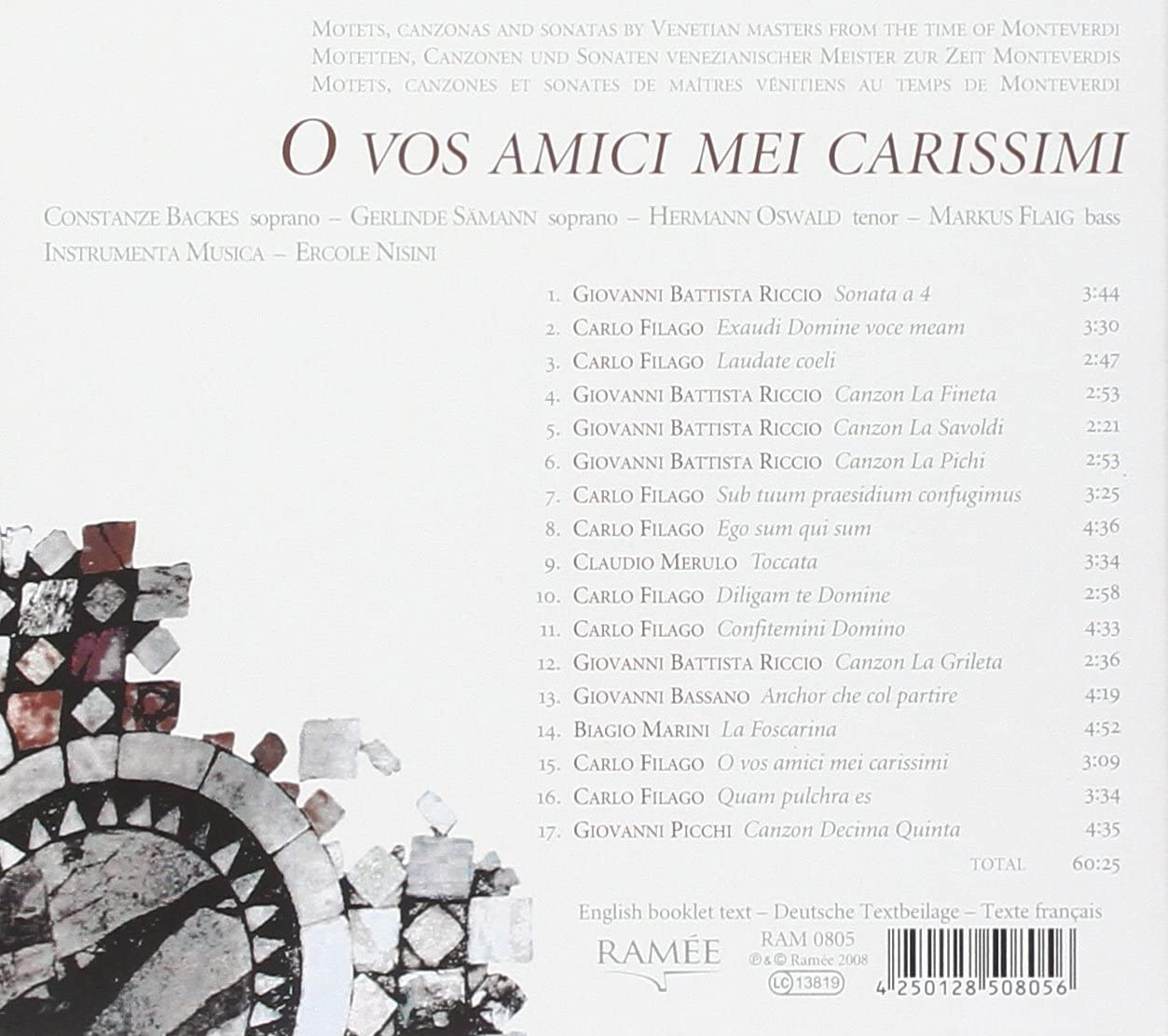 O Vos Amici Mei Carissimi - Motets Canzonas and Sonatas by Venetian Masters - slide-1