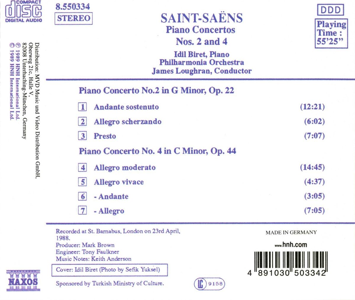 Saint-Saens: Piano Concertos - slide-1