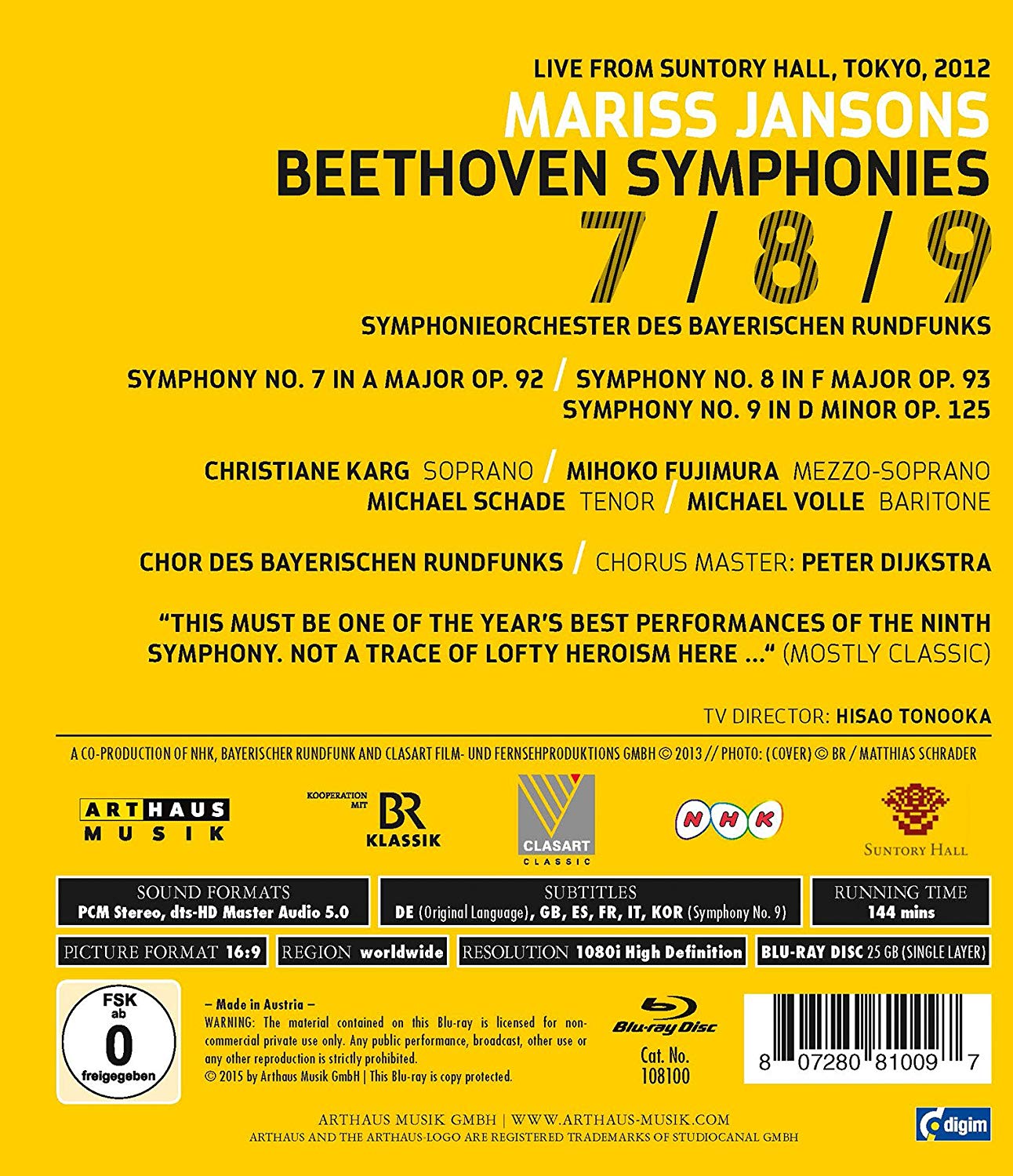Beethoven: Symphonies 7, 8, 9 / Mariss Jansons - slide-1