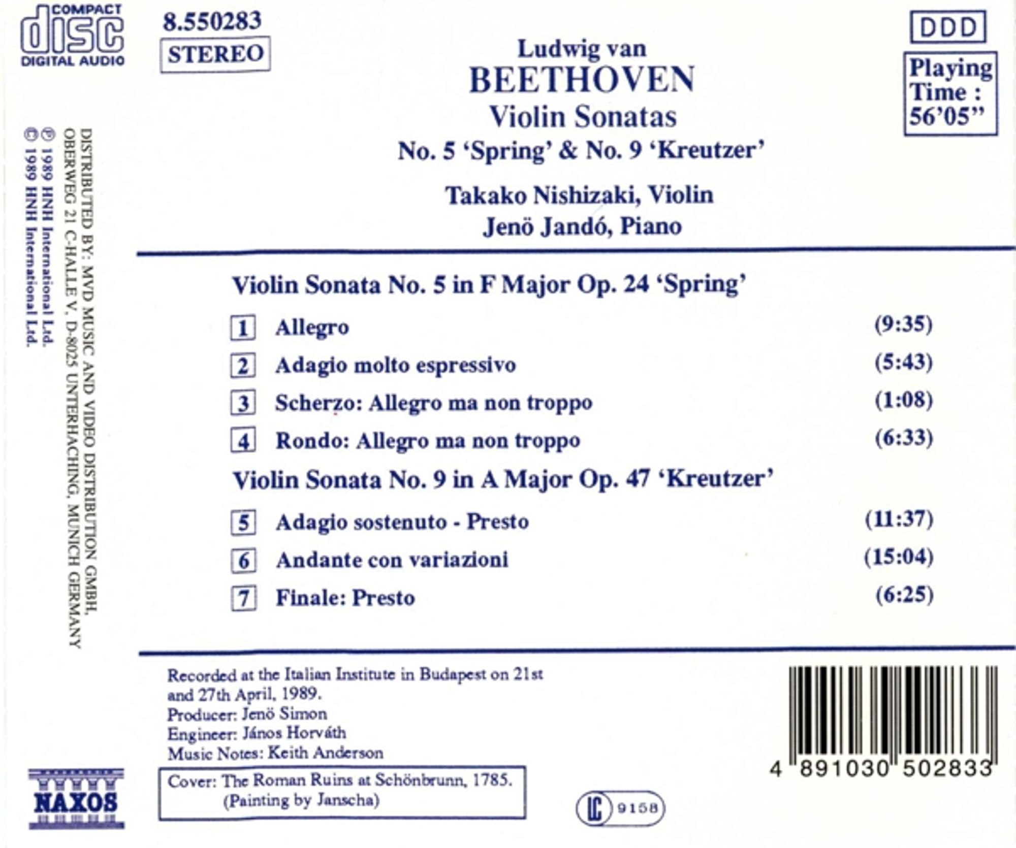 BEETHOVEN: Violin Sonatas - slide-1