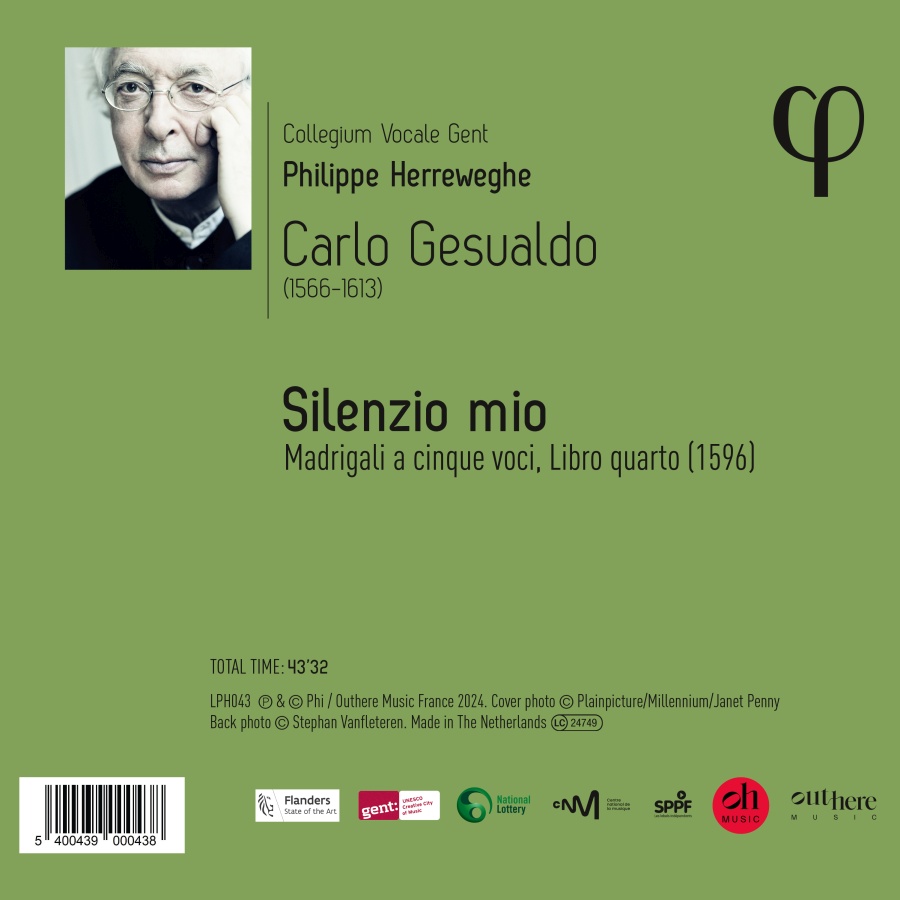 Gesualdo: Silenzio mio - Il quarto libro di madrigali - slide-1