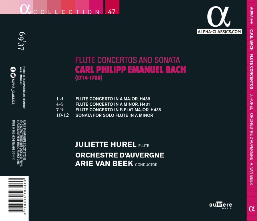 C.P.E. Bach: Flute concertos and sonatas - slide-1