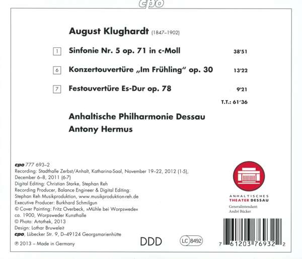 Klughardt: Symphony No. 5, Overtures - slide-1
