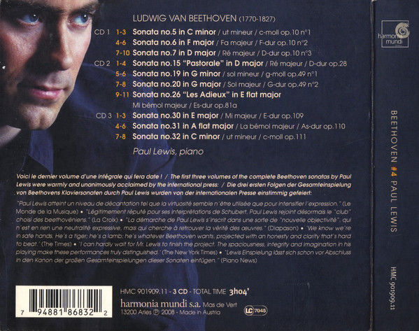 Beethoven: Piano Sonatas Vol. 4 - slide-1