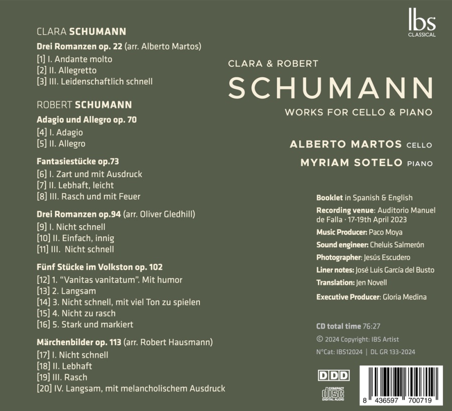 Schumann: Works for Cello & Piano - slide-1