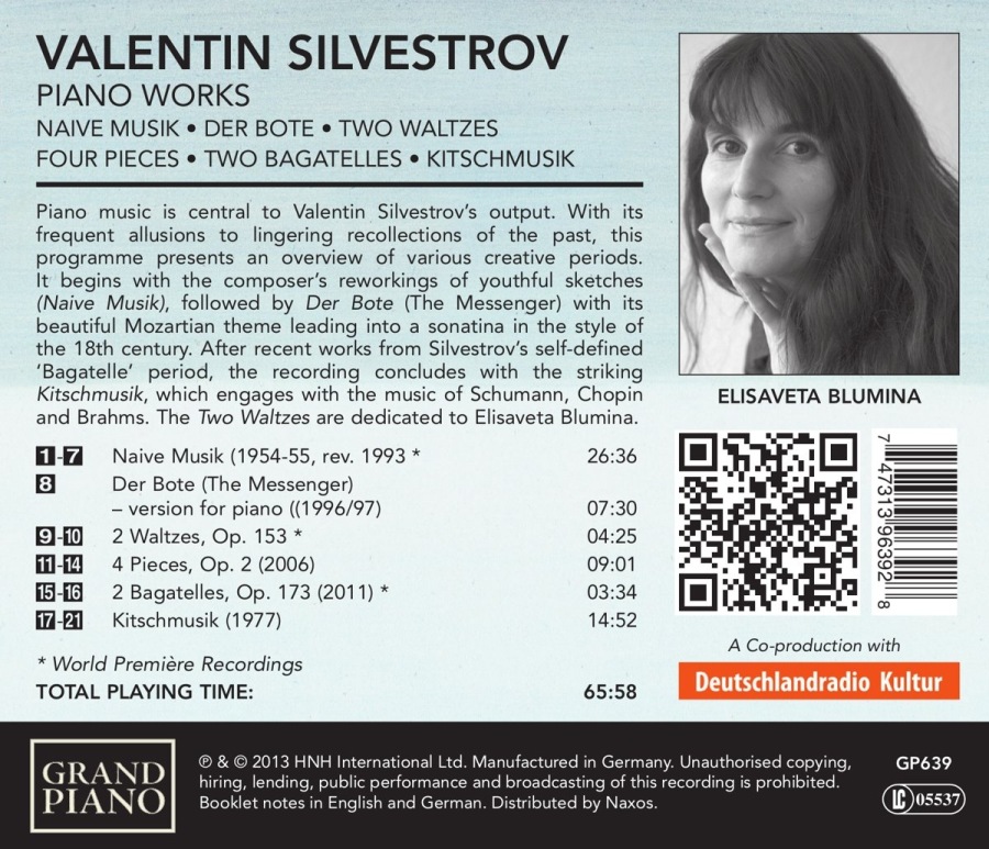 Silvestrov: Piano Works - slide-1