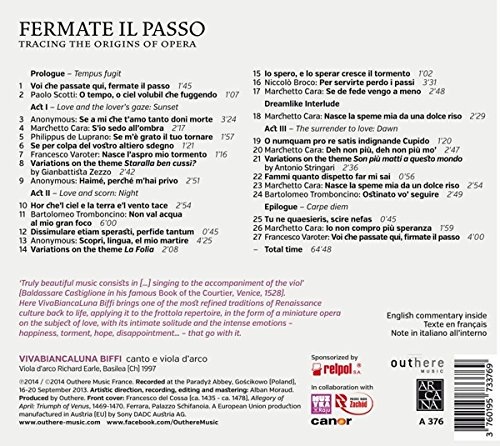 Fermate il passo, Tracing the Origins of Opera - slide-1