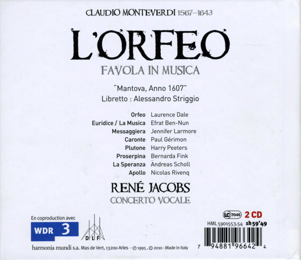 Monteverdi: L'Orfeo (2 CD) edycja de-luxe - slide-1