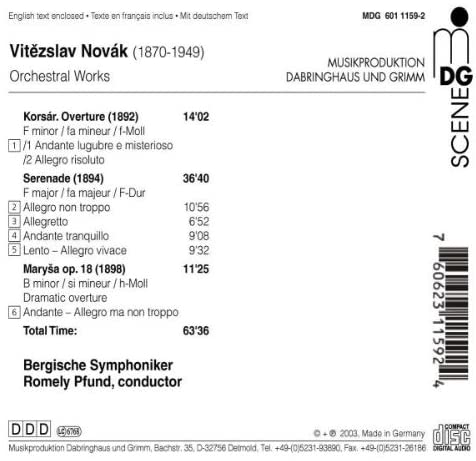 Novak: Orchestral Works - slide-1