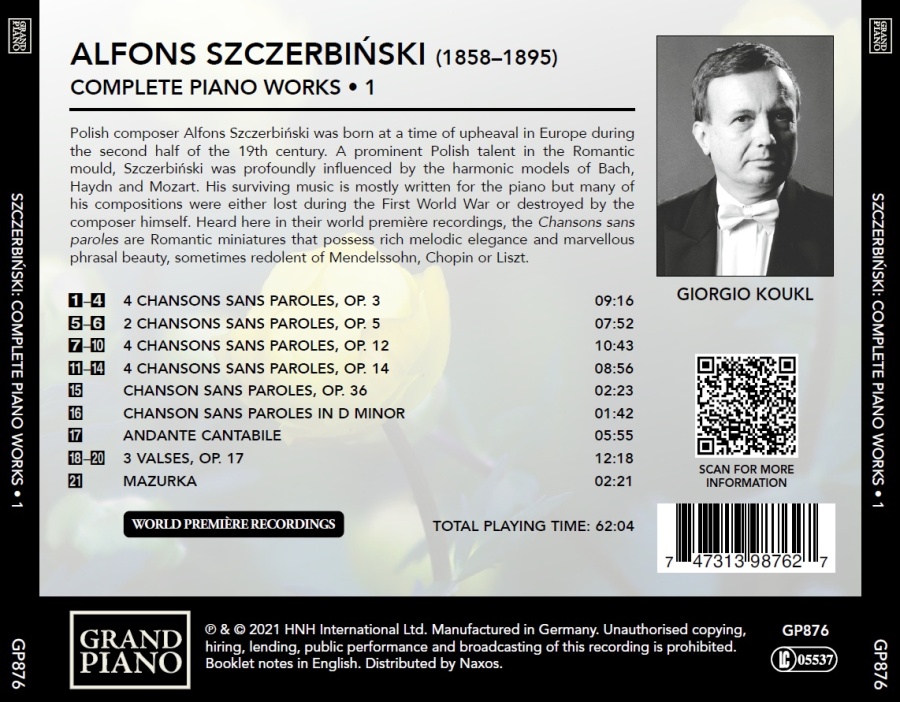 Szczerbiński: Piano Works Vol. 1 - slide-1