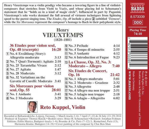 Vieuxtemps: Works for Solo Violin - slide-1