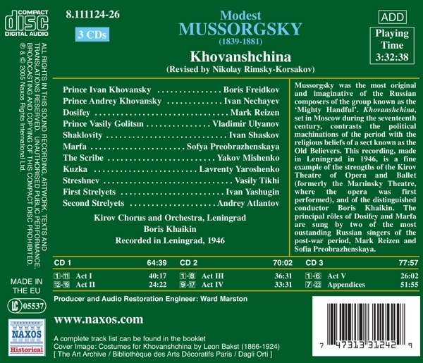 Mussorgsky: Khovanshchina, 1946 - slide-1