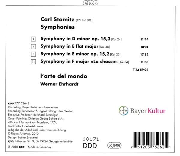 Stamitz: Four Symphonies - slide-1