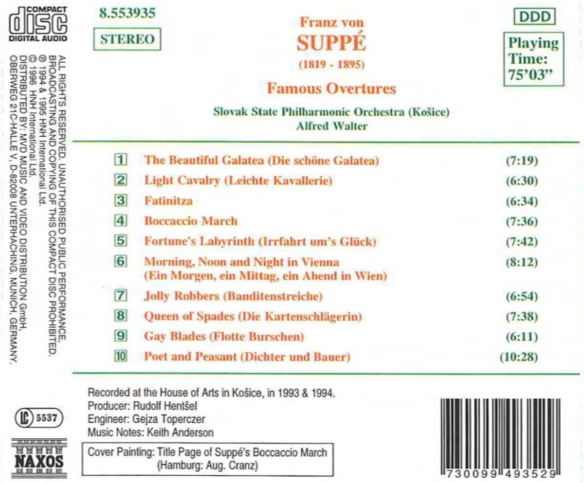Suppé: Famous Overtures - slide-1