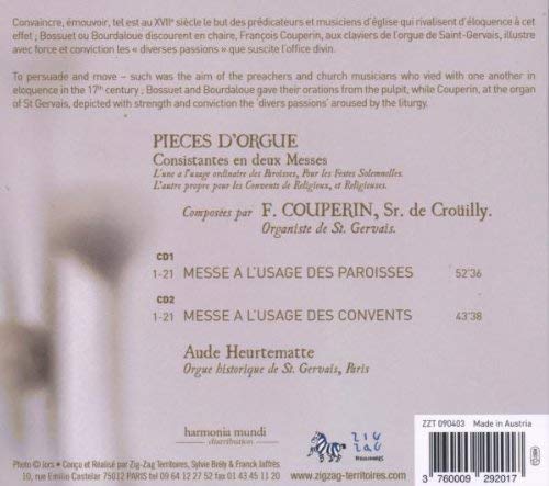 Couperin: Messes pour les Paroisses & pour les Couvents  (2 CD) - slide-1