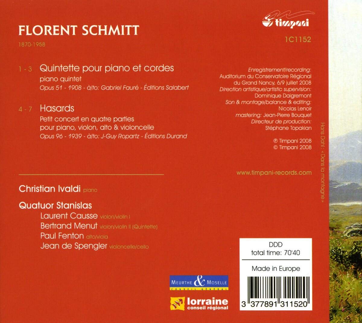 SCHMITT: Quintette pour piano - slide-1