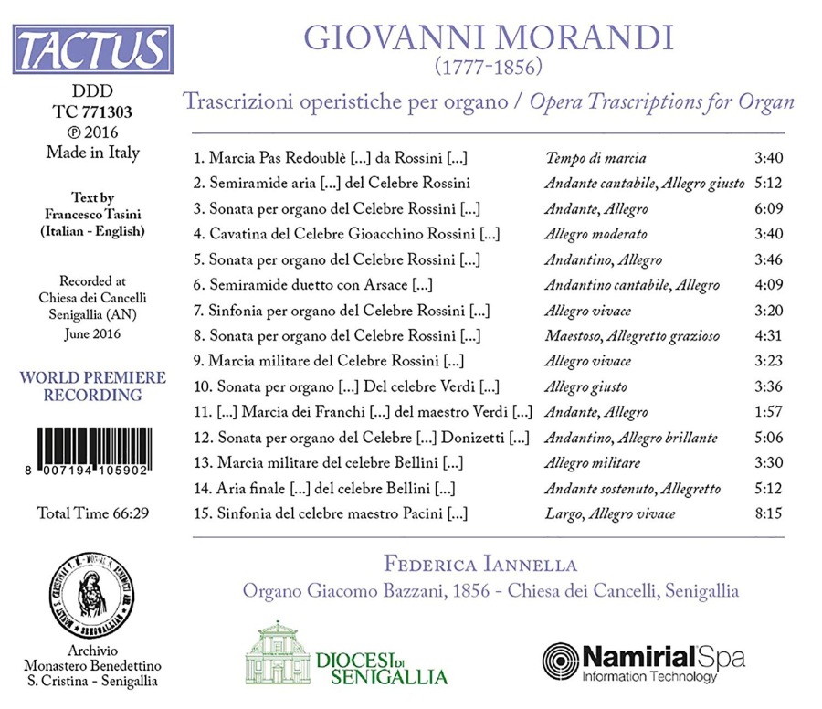 Morandi: Opera Trascription for Organ - slide-1