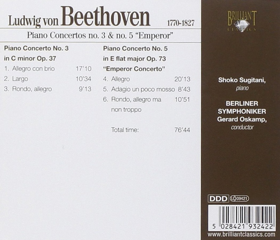 Beethoven: Piano Concertos No. 3 & No. 5 - slide-1