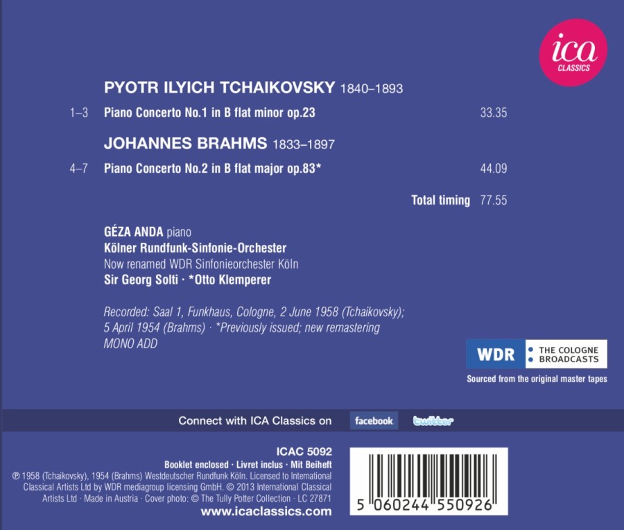 Tchaikovsky: Piano Concerto No. 1/ Brahms: Piano Concerto No. 2 - slide-1