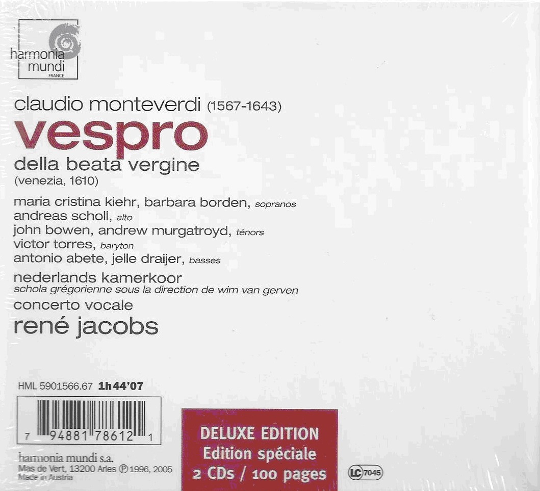 Monteverdi: Vespro della beata vergine - slide-1