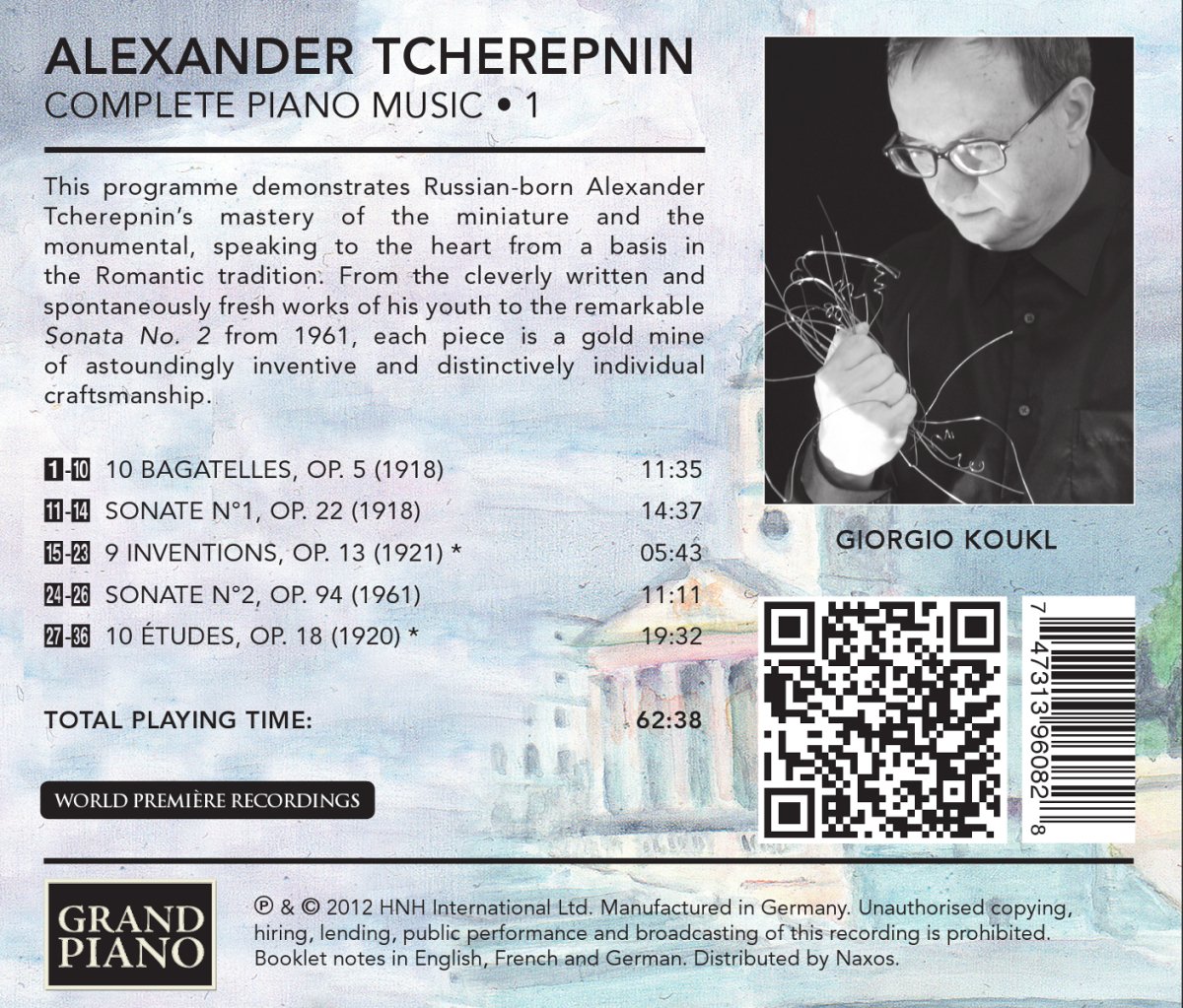 Tcherepnin: Complete Piano Music Vol. 1 - slide-1