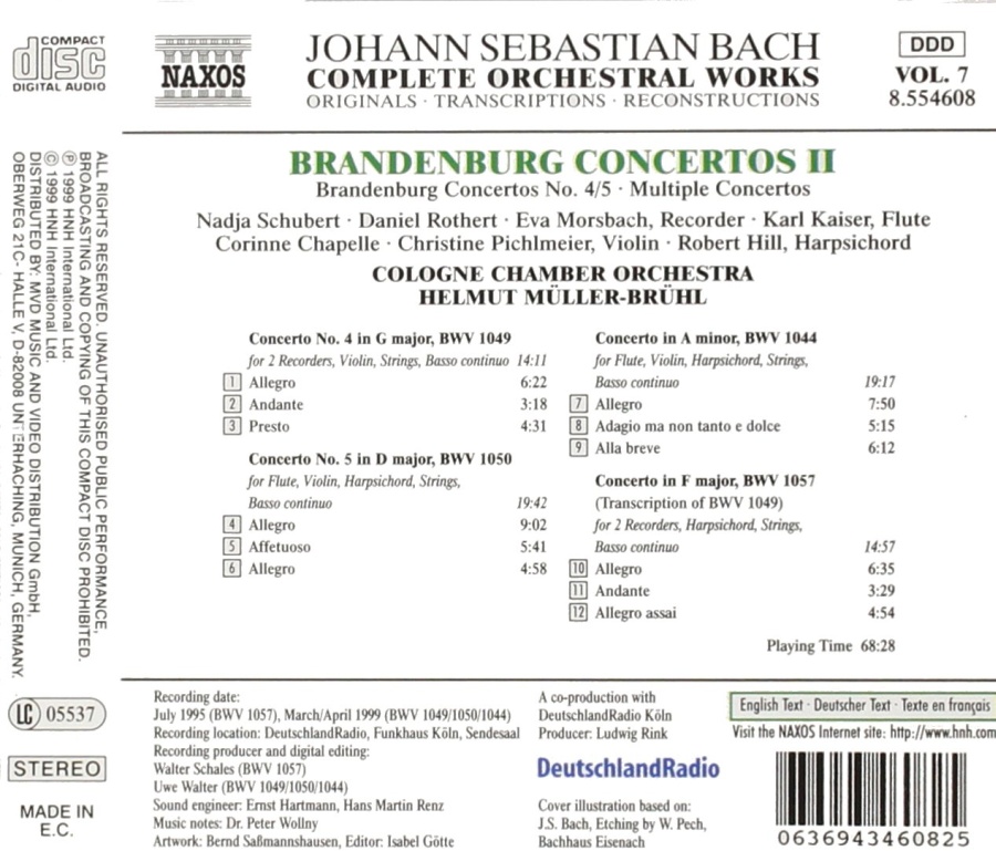 BACH: Brandenburg Concertos, Vol. 2 - slide-1