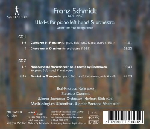 Schmidt: Works for piano left hand & orchestra - slide-1